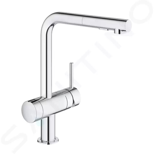 GROHE - Minta Dřezová baterie s výsuvnou sprškou, chrom 31558000