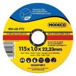 Modeco MN-68-971 / Řezný kotouč plochý tenký / 125 mm / nerezová ocel / 25 ks (MN-68-971)