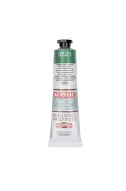 Akrylová barva Koh-i-Noor 40 ml - zelená permanentní 0520