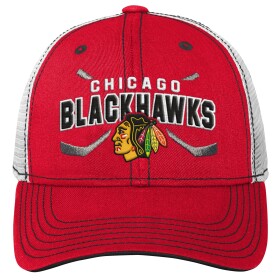 Outerstuff Dětská Kšiltovka Chicago Blackhawks Lockup Meshback Adjustable