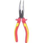 KNIPEX - kleště půlkulaté, zahnuté, s křížovým ozubením - 200mm, vysoká pevnost čelistí (3821200)