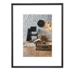 Walther+ design walther+ design CR040B vyměnitelný fotorámeček Formát papíru: 30 x 40 cm černá, stříbrná
