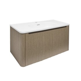 Koupelnová skříňka s umyvadlem Naturel Austen 79x47,5x45 cm light pine mat AUSTEN80LP AUSTEN80LP