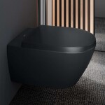 VILLEROY & BOCH - Subway 3.0 WC sedátko, SoftClosing, QuickRelease, Pure Black 8M42S1R7