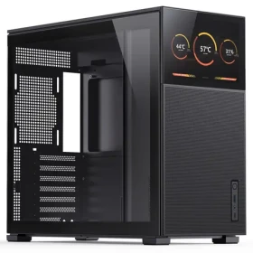 Jonsbo D41 MESH Screen černá / ATX / 1x USB-A 3.0 / 1x USB-C 3.2 / bez zdroje / displej / průhledná bočnice (D41 MESH BLACK SC)