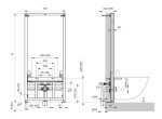 OMNIRES - Skrytý bidetový rám STRONGFRAME SFBI1