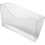 Helit glasklar H6103002 držák prospektů čiré sklo 1 ks (š x v x h) 240 x 165 x 105 mm - HELIT Doplněk ke stojanům na katology, montáž na stěnu, A4/A5,