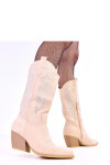 Kozačky na podpatku model 218563 Solea 38