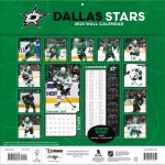 JF Turner Kalendář Dallas Stars 2025 Wall Calendar