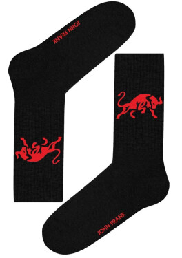 Pánské ponožky John Frank JFLSSPRT16 uni Černá