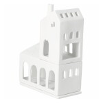 Räder Porcelánový svícen House of Arches – set 2 ks, bílá barva, porcelán