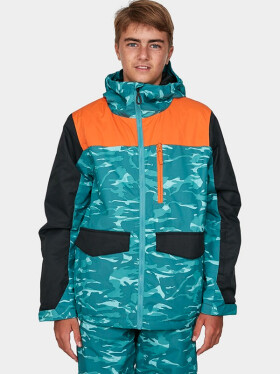Billabong ALL DAY Bright Orange zimní dětská bunda - 14