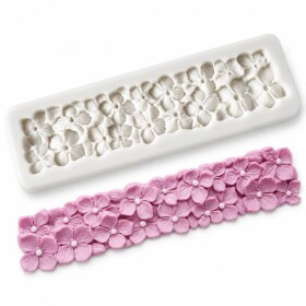 Dortisimo Silikonová forma Květinový pás 17 x 4,7 cm