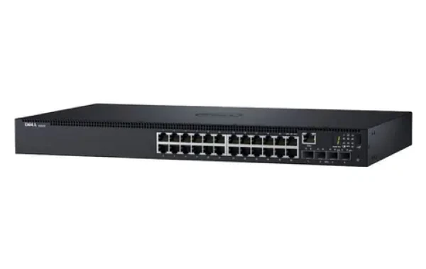 DELL Networking N1524P POE+ / 24x RJ-45 / řízený / 4x SFP+ 10GbE / 1RU (210-AEVY)