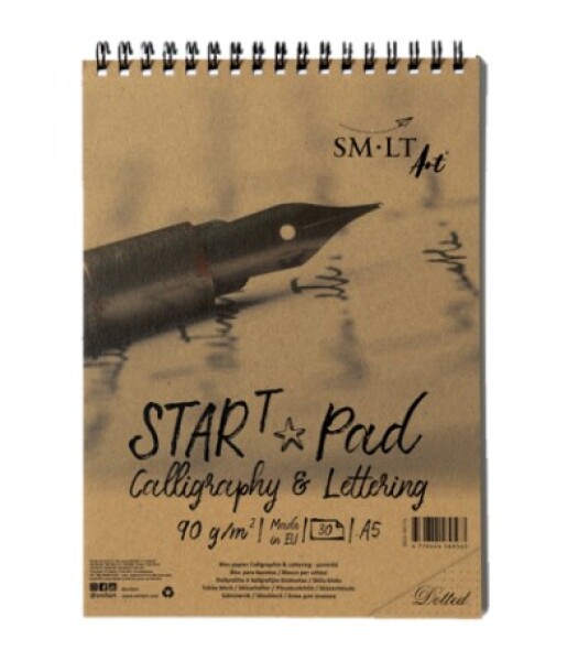 SM.LT StarPad Calligraphy A5 tečky 90 g/m2 30 listů