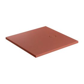 OMNIRES - AQUAROCK kompozitní sprchová vanička protiskluzová, 80 x 80 cm, terracotta mat AQUAROCK80-KTE
