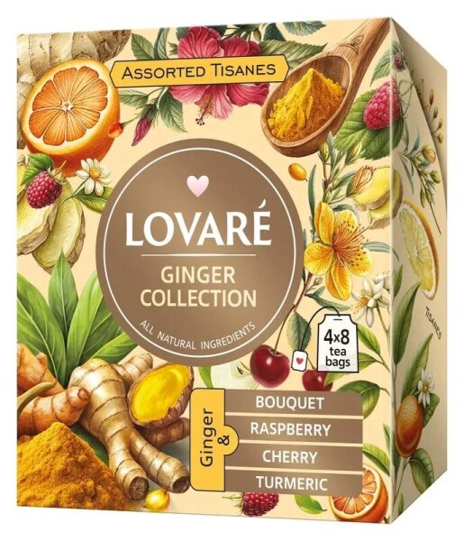 LOVARÉ Ginger collection 57,6g (32 sáčků)