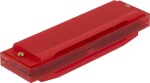 Hohner Translucent Harp C, red, hardcase