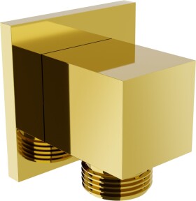 MEXEN - Vývod sprchy Cube, hranatý, zlato 79340-50