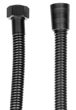 SAPHO - POWERFLEX kovová sprchová hadice, 120cm, černá mat FLEX120B