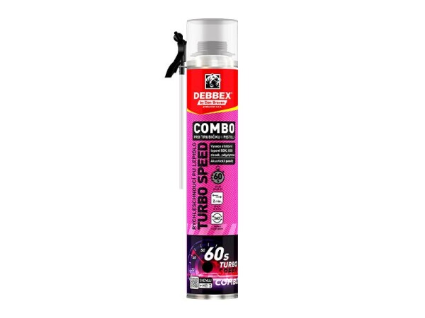 Lepidlo PU DEN BRAVEN Turbo Speed Combo pistolové 750ml