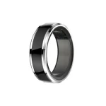 Rozbaleno - CUBE1 Smart Ring vel. 10 (20.8mm) černá / Chytrý prsten / Bluetooth 5.1 / 5ATM / rozbaleno