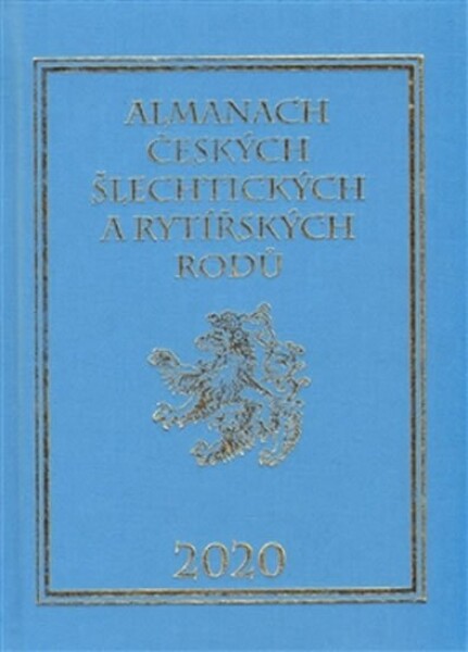 Almanach českých šlechtických rytířských rodů 2020 Karel Vavřínek