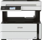 EPSON EcoTank M3180 bílá / Inkoustová tiskárna černobílá / 1200 x 2400 dpi / skener / A4 / USB 2.0 / WiFi / Ethernet (C11CG93403)