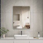 Erga Rectangle, obdélníkové zrcadlo 60x80 cm, ERG-V01-RECTAGLE-6080-CL