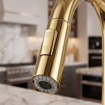 REA - Uzávěr s perlátorem pro kuchyňskou baterii Fresh Gold REA-B9072