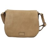 Trendy dámská koženková crossbody kabelka Rashida new, béžová
