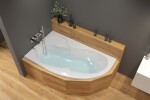Asymetrická vana Laguna Fortuna Plus 150x100 cm akrylát levá FO1500LPLUS FO1500LPLUS