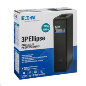 Eaton 3P Ellipse UPS USB FR, 1700VA, 1040W, Vstup: C14, Výstupy: (4) Typ E, (4) Pouze přepěťová ochrana Typ E, USB nab EDF_149576