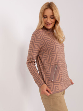 Jumper AT SW 2341.00P světle hnědý jedna velikost