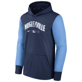 Nike Pánská mikina Chicago Cubs MLB Wrigleyville 2022 Authentic City Connect Therma-FIT Hoodie Velikost: S