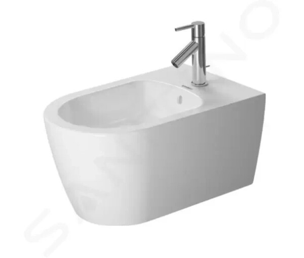 DURAVIT - ME by Starck Závěsný bidet s přepadem, s WonderGliss, bílá 22881500001