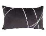 Dekorační polštář Vanessa 30x50 cm, antracitový