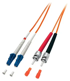 Equip LC/ST oranžová / Optický patchkabel / Multimode duplex OM2 / 10 m / LSZH plášť (254216)