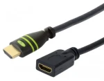 Techly ICOC-HDMI-4-EXT018 černá / Prodlužovací kabel HDMI / s Ethernetem / 4K 30 Hz / 1,8 m (ICOC-HDMI-4-EXT018)
