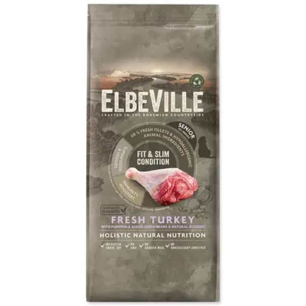 ELBEVILLE Senior All Breeds Fit and Slim Condition Fresh Turkey 11.4kg (94-12747)