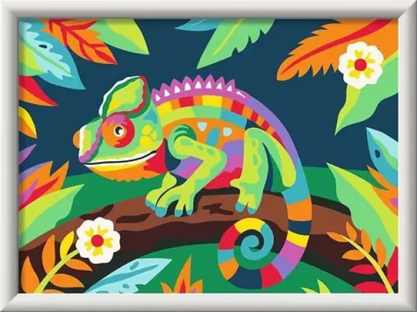 Ravensburger 120232605 CreArt Pestrý chameleon