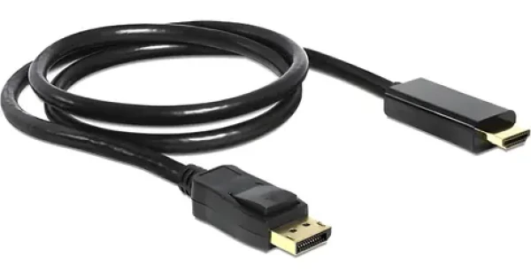DisplayPort 1.2 - HDMI adaptérový kabel černá / Adaptér / 4K / M-M / 2 m (77492-2)