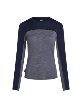 ICEBREAKER Wmns Mer 125 Cool-Lite Sphere LS Tee CB, Midnnavy Hthr/Midnnavy/Cb velikost: XL
