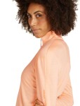 ICEBREAKER Wmns 360 Realfleece Elem LS Half Z, Sunstone (vzorek) velikost: S