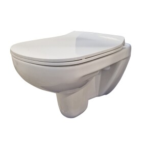 PRIM - WC bez oplachového kruhu Edge včetně SOFT/CLOSE sedátka PRIM12/01