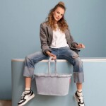 Nákupní košík Reisenthel Carrybag Frame Cord grey