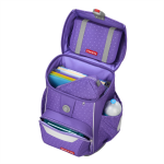 Školní aktovka Step by Step BASIS, 4-dílný set - Purple Konfetti