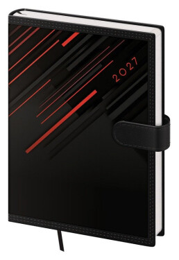 Diář 2027 denní A5 Tone - červená s magnetem