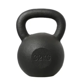 HMS KZG32 Litinový kettlebell 32 kg černý (5907695517859)