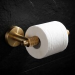 REA - Držák na toaletní papír 29105 Rivo Brush Gold REA-60110